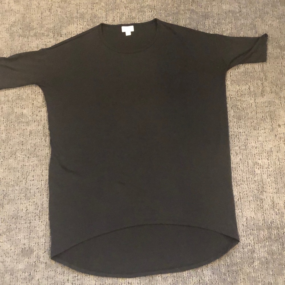 Black XXS LulaRoe Irma tunic